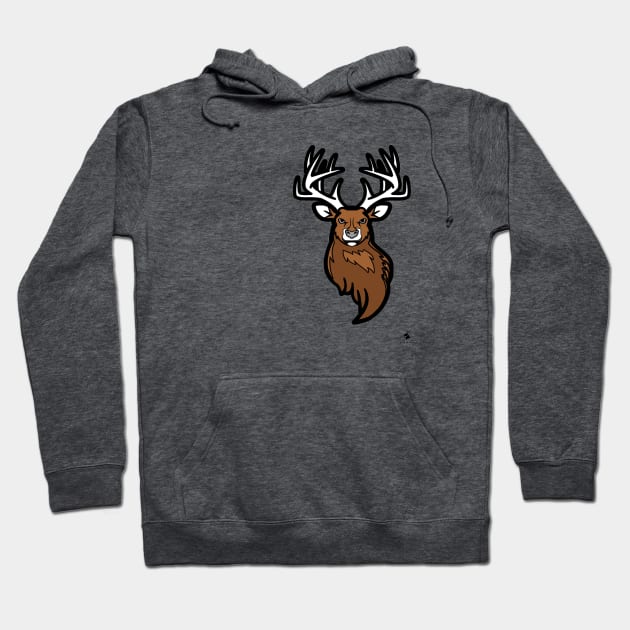 Elk shirt Hoodie by WEBBiTOUTDOORS